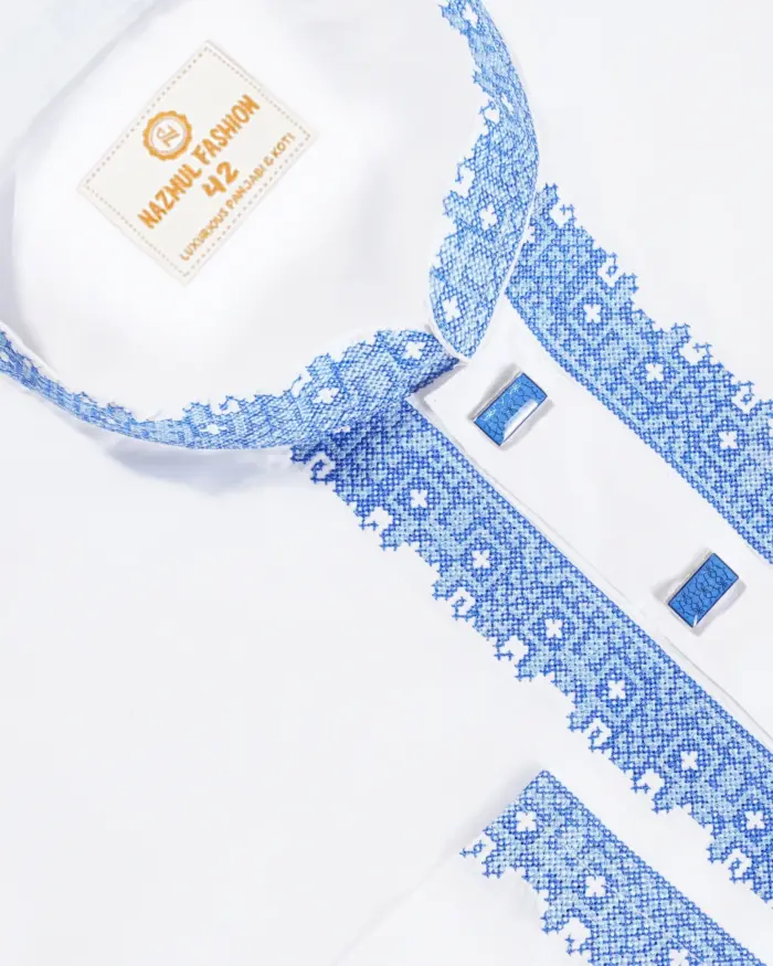 Exclusive Blue Embroidery – 101 - Image 2