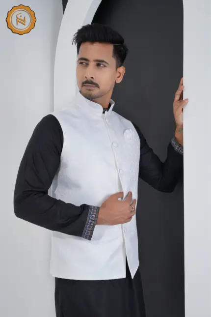 Luxury White Koti - 713