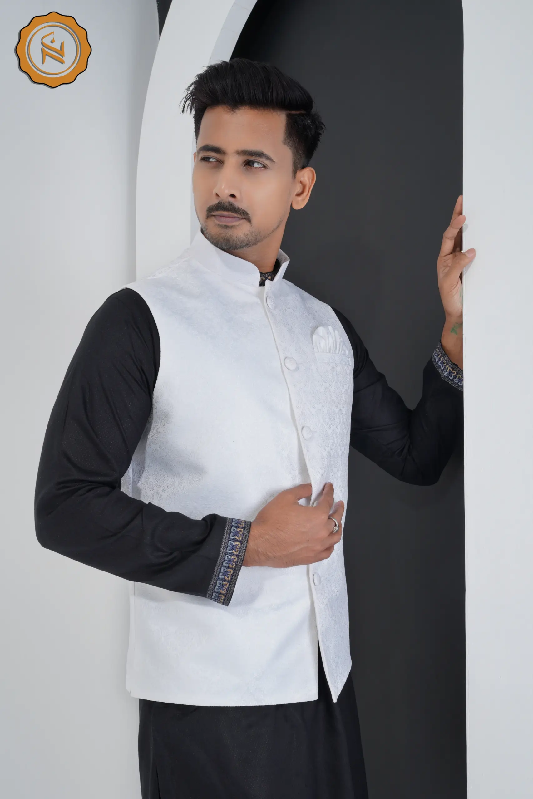 713 (3) Luxury White Koti - 713 - Image 1